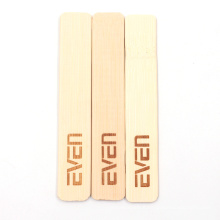 High quality disposable bamboo ice cream sticks with print logo